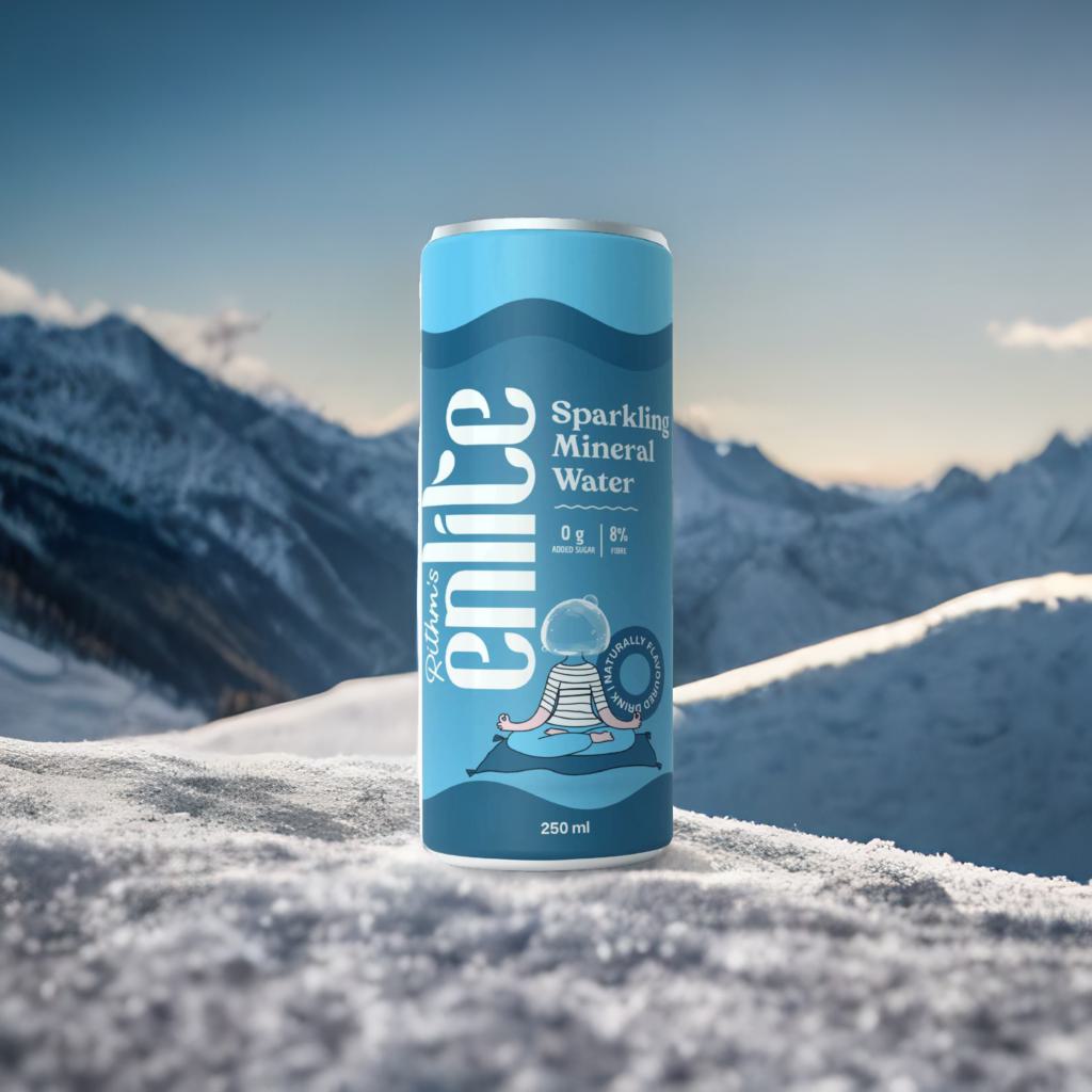 💧 Sparkling Mineral Water – “Pure Hydration, No BS.”